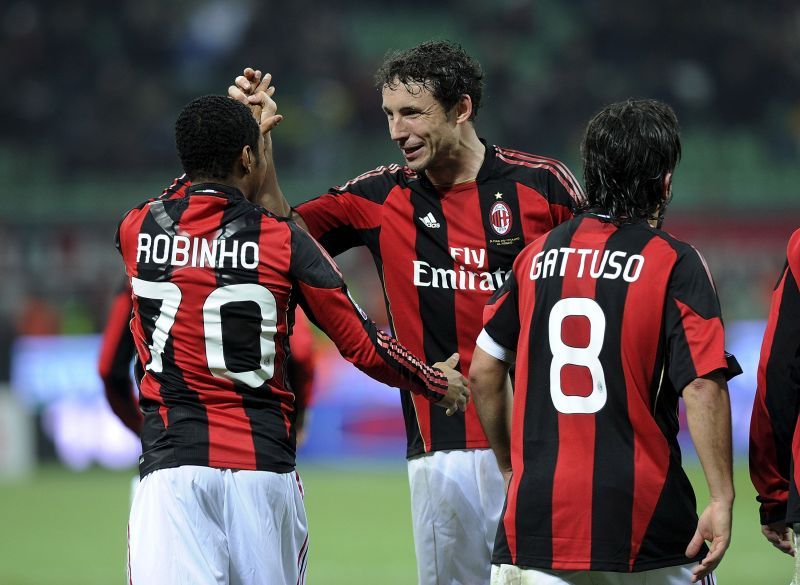 Robinho (left)