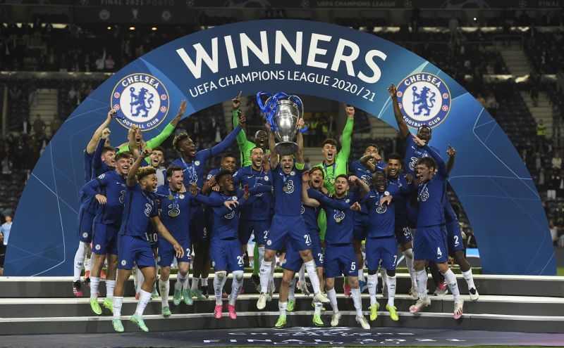 Chelsea won the 2020-21 Champions League beating Manchester City in the final.