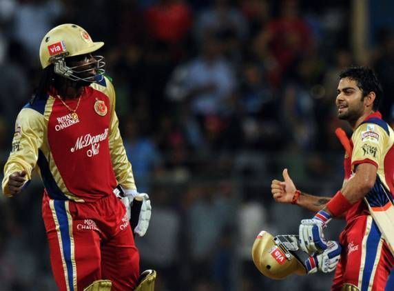 Chris Gayle scored an unbeaten 128* against Delhi, smashing 13 sixes