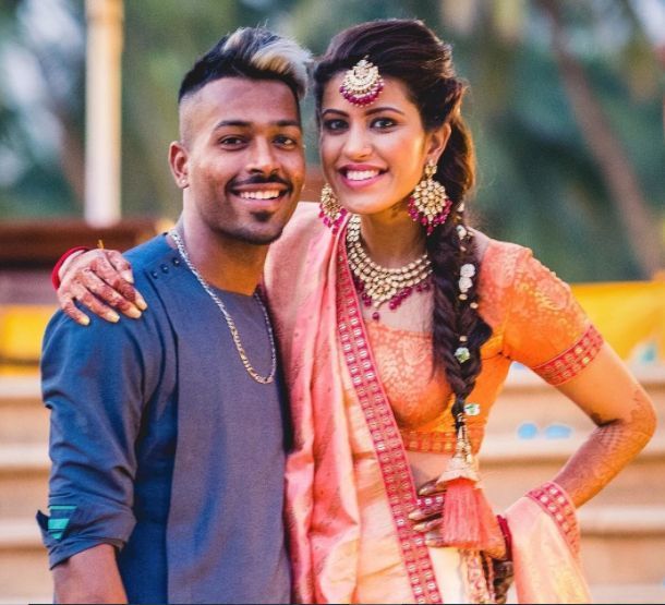 Hardik pandya with his sister-in-law Pankhuri Sharma Pandya 