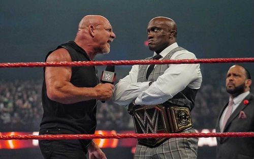 Goldberg and Bobby Lashley came face to face once again