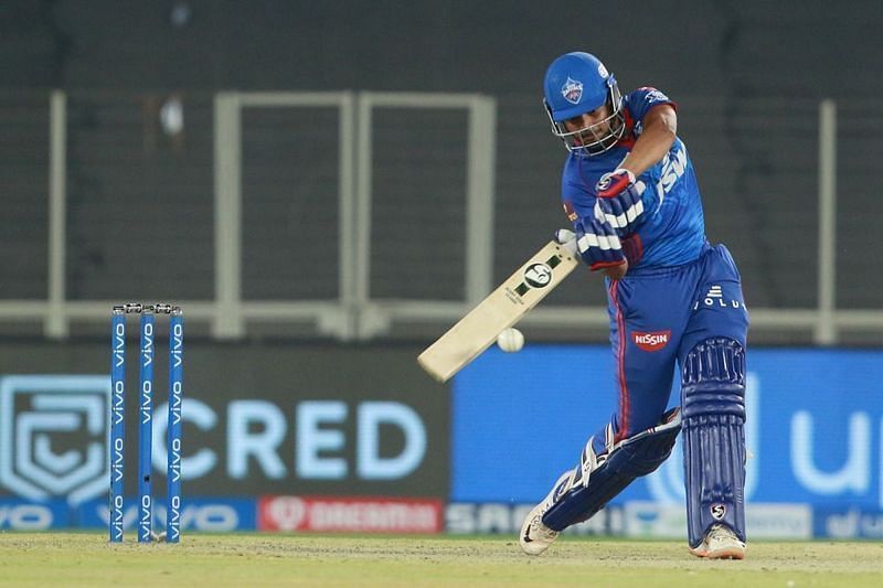Prithvi Shaw had a strike rate of 166.48 in the first phase of IPL 2021 (Pic: IPLT20.COM)