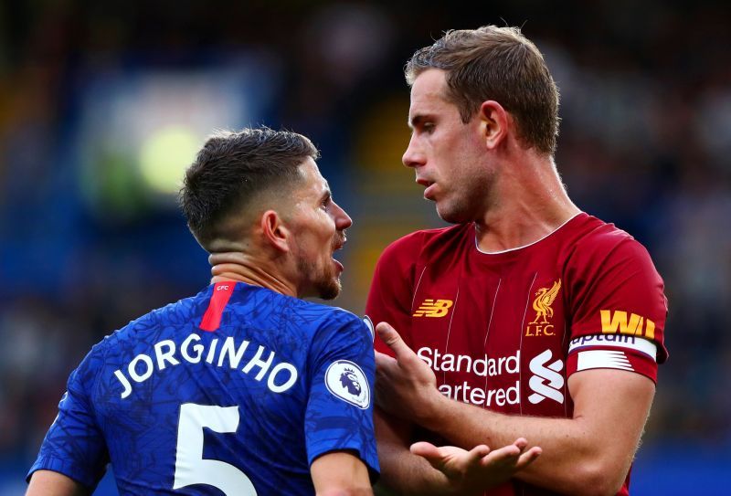 Jorginho (left) and Jordan Henderson