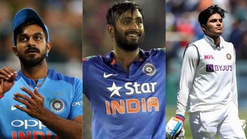 (L-R) Vijay Shankar, Ambati Rayudu and Shubman Gill have all faced "communication issues" in the past