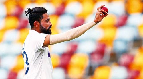 Mohammed Siraj picked up three wickets in the first Test against England