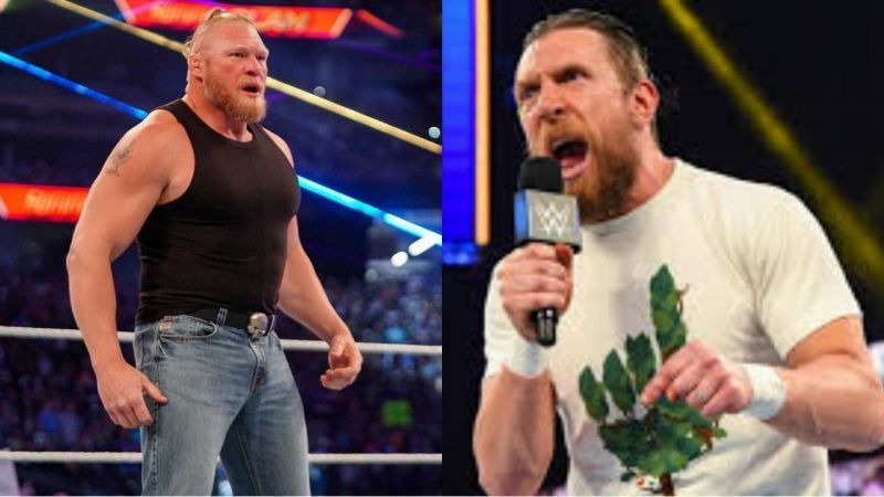 WWE सुपरस्टार ब्रॉक लैसनर और डेनियल ब्रायन