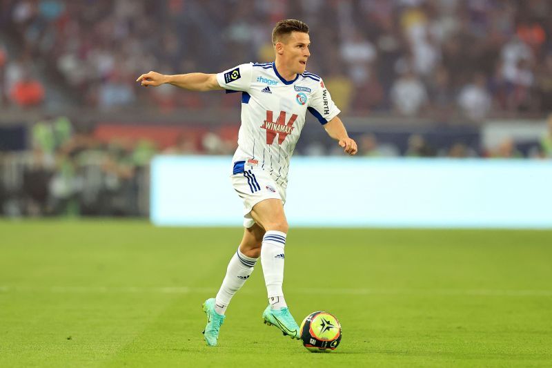 Kevin Gameiro of RC Strasbourg - Ligue 1 Uber Eats