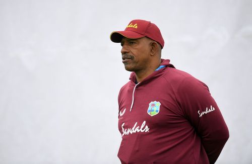 West Indies' coach Phil Simmons