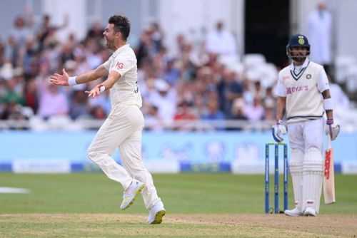 James Anderson dismissed Virat Kohli for a golden duck on Day 2