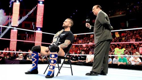 CM Punk in WWE with Paul Heyman