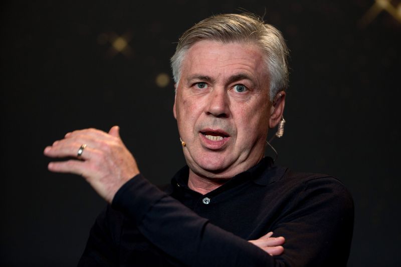 Real Madrid manager Carlo Ancelotti. (Photo by Philipp Schmidli/Getty Images)