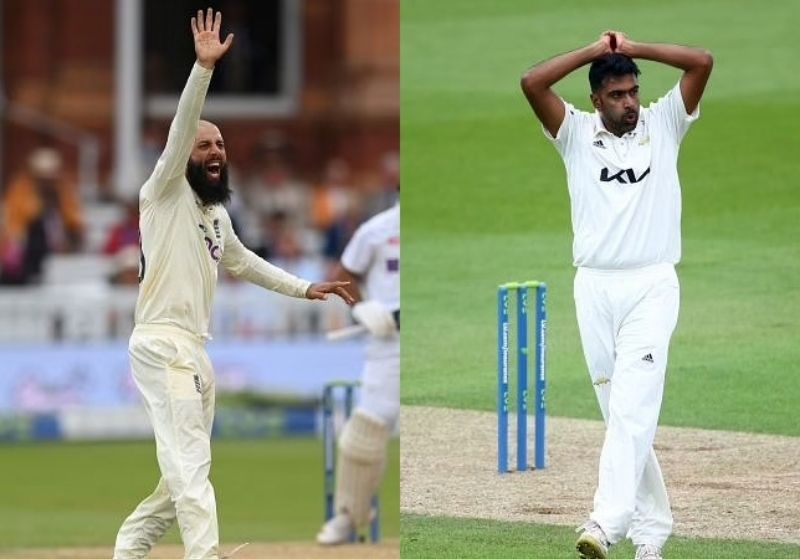 Moeen Ali and Ravichandran Ashwin. (Pics: Getty Images)