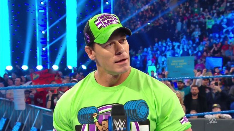 Former WWE Champion John Cena on SmackDown