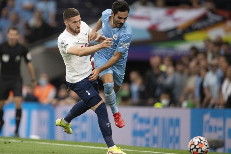 Ilkay Gundogan (right)'s injury isn't a serious one.