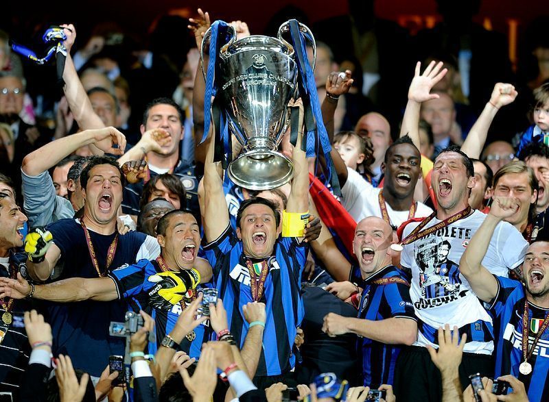 Inter Milan won the continental treble in 2010.