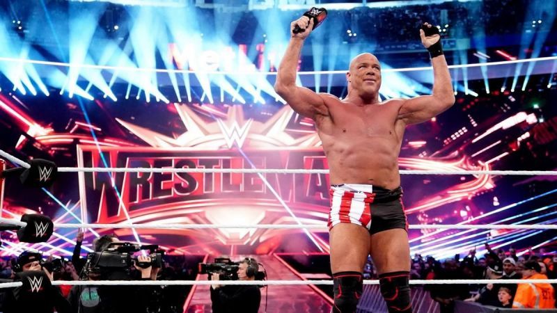 Kurt Angle at WrestleMania 35