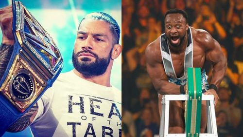 Roman Reigns (left); Big E (right)