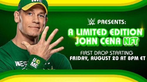 John Cena's NFT offering prior to SummerSlam