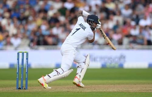 KL Rahul scored 84 runs in India's first innings of the Nottingham Test