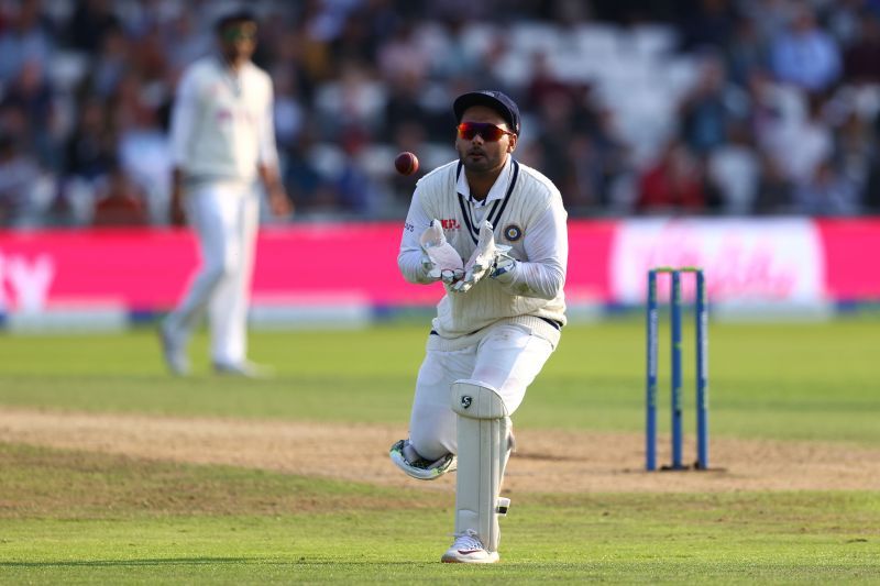 Rishabh Pant at the 3rd India-England Test at Headingley.