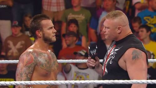 CM Punk and Brock Lesnar