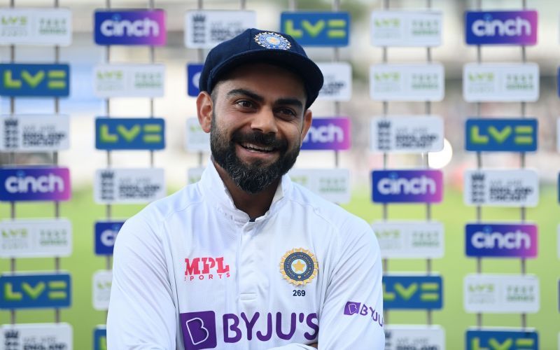 Virat Kohli was all smiles after India's victory over England at Lord's win