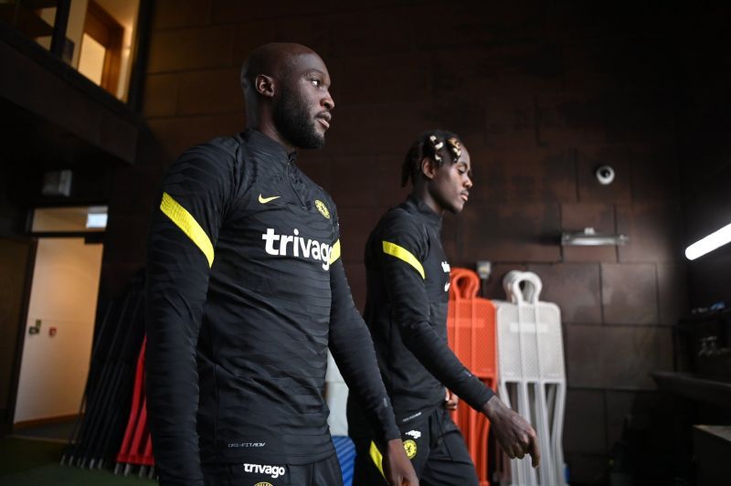 Romelu Lukaku has trained ahead of the derby against Arsenal