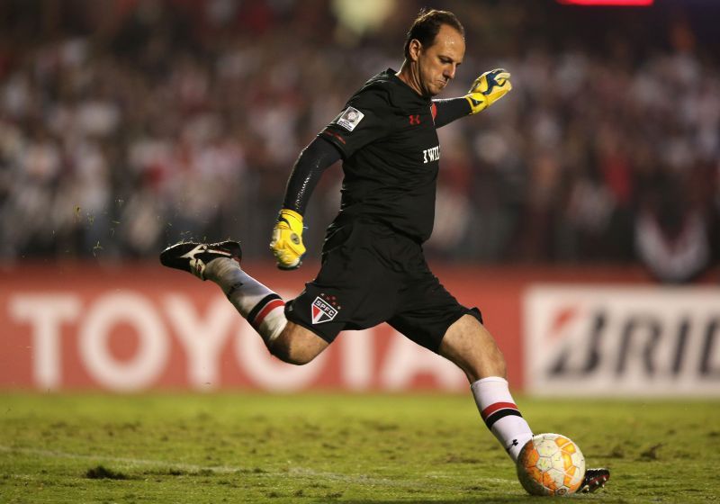 Rogerio Ceni during the Copa Bridgestone Libertadores 2015 Round of 16