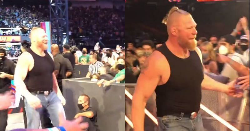 WWE दिग्गज ब्रॉक लैसनर ने की सरप्राइज एंट्री