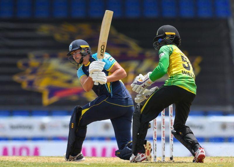 Tim David scored a 28-ball 56 for the St.Lucia Kings. (Image Credits: Twitter)