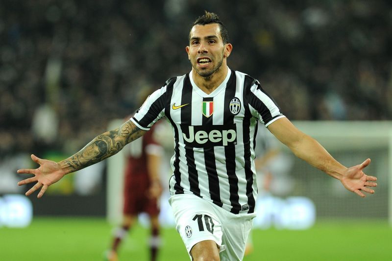 Tevez was Juventus' top scorer in both his seasons with the Bianconeri