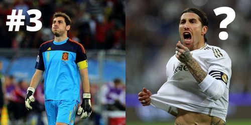 Iker Casillas and Sergio Ramos