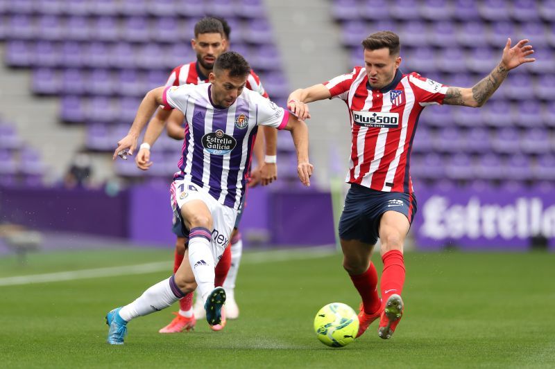 Saul Niguez in action for Atletico Madrid