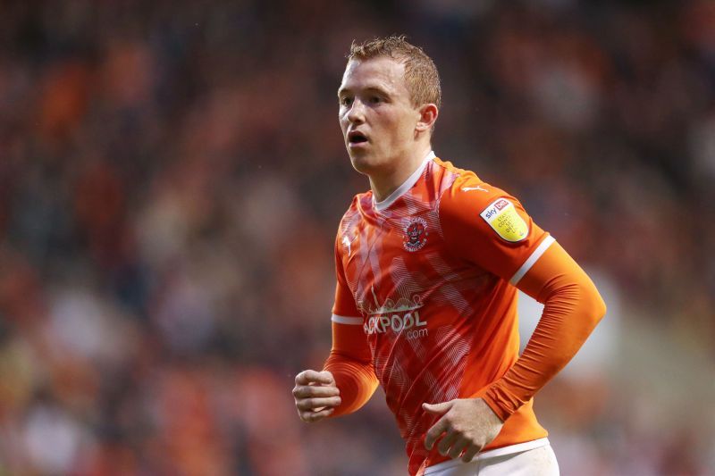 Shayne Lavery of Blackpool - Sky Bet Championship