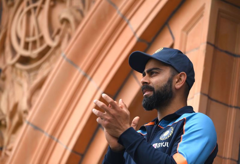 Virat Kohli at Lord&#039;s balcony.