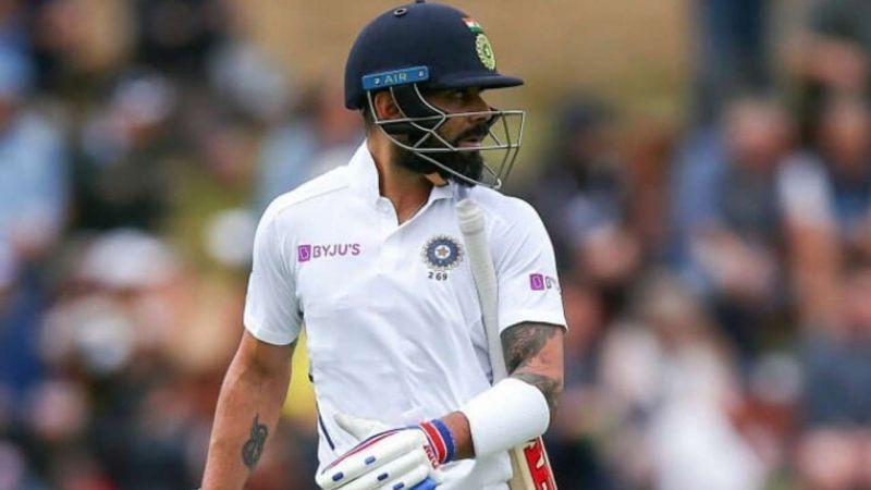 Virat Kohli was edged the ball to the keeper just before Lunch on Day 4
