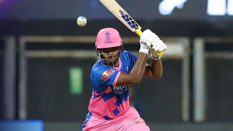 Sanju Samson in action for the Rajasthan Royals