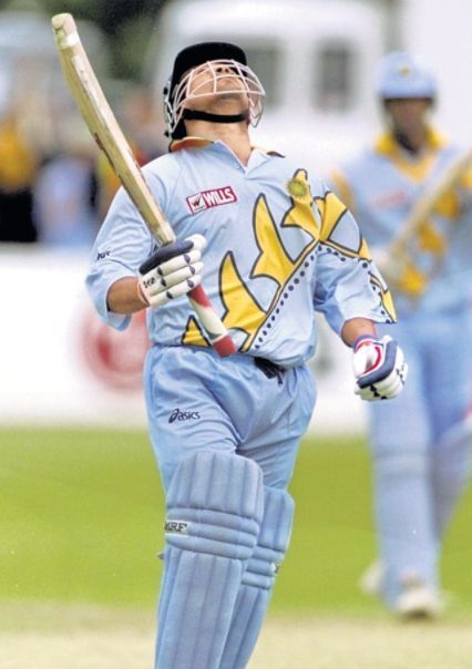 Sachin Tendulkar batting for team India