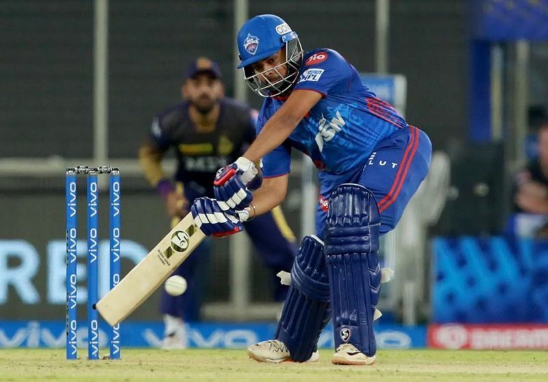 Delhi Capitals (DC) opener Prithvi Shaw in action during IPL 2021. Pic: IPLT20.COM