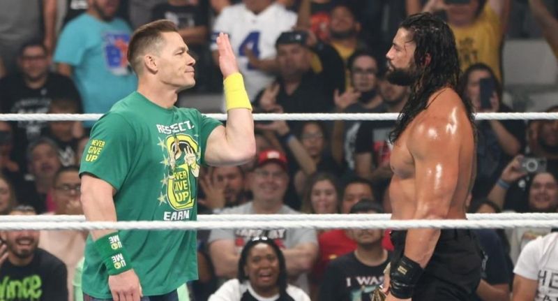 A returning John Cena goes face-to-face against Roman Reigns