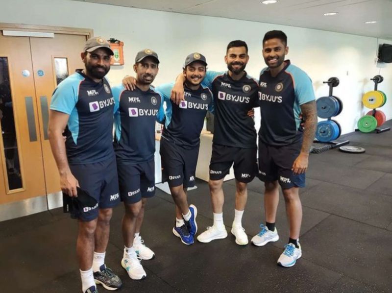 Prithvi Shaw shares a picture from a workout session with Virat Kohli and other teammates
