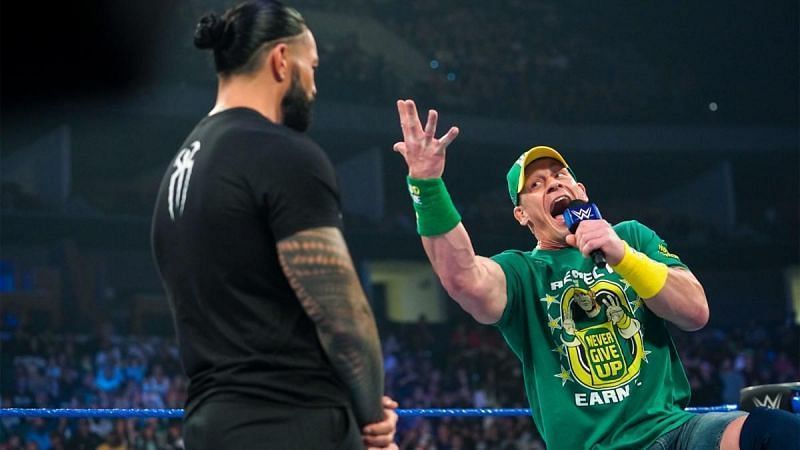 John Cena and Roman Reigns cut riveting promos on each other last week