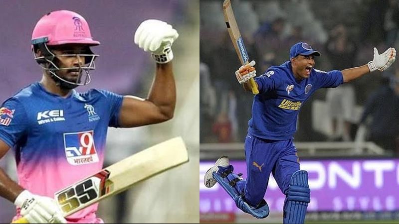Sanju Samson (L) and Yusuf Pathan achieved a lot of success while playing for the Rajasthan Royals in IPL