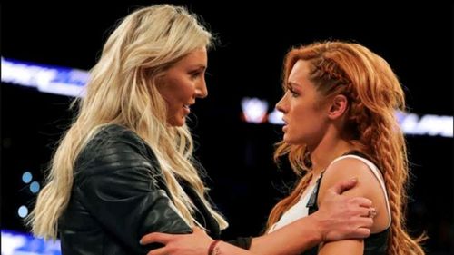 Charlotte Flair and Becky Lynch are huge rivals