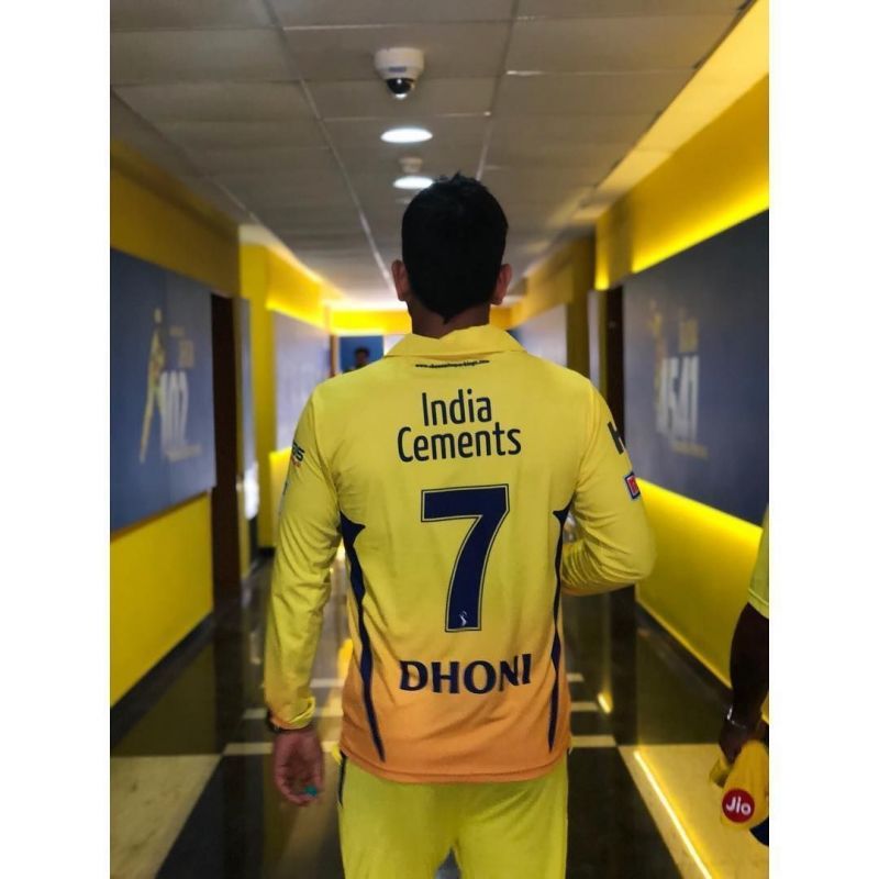 MS Dhoni has always worn number 7 on his jersey