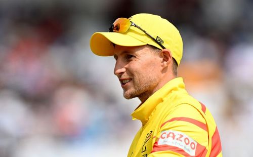 Joe Root playing in The Hundred for Trent Rockets.