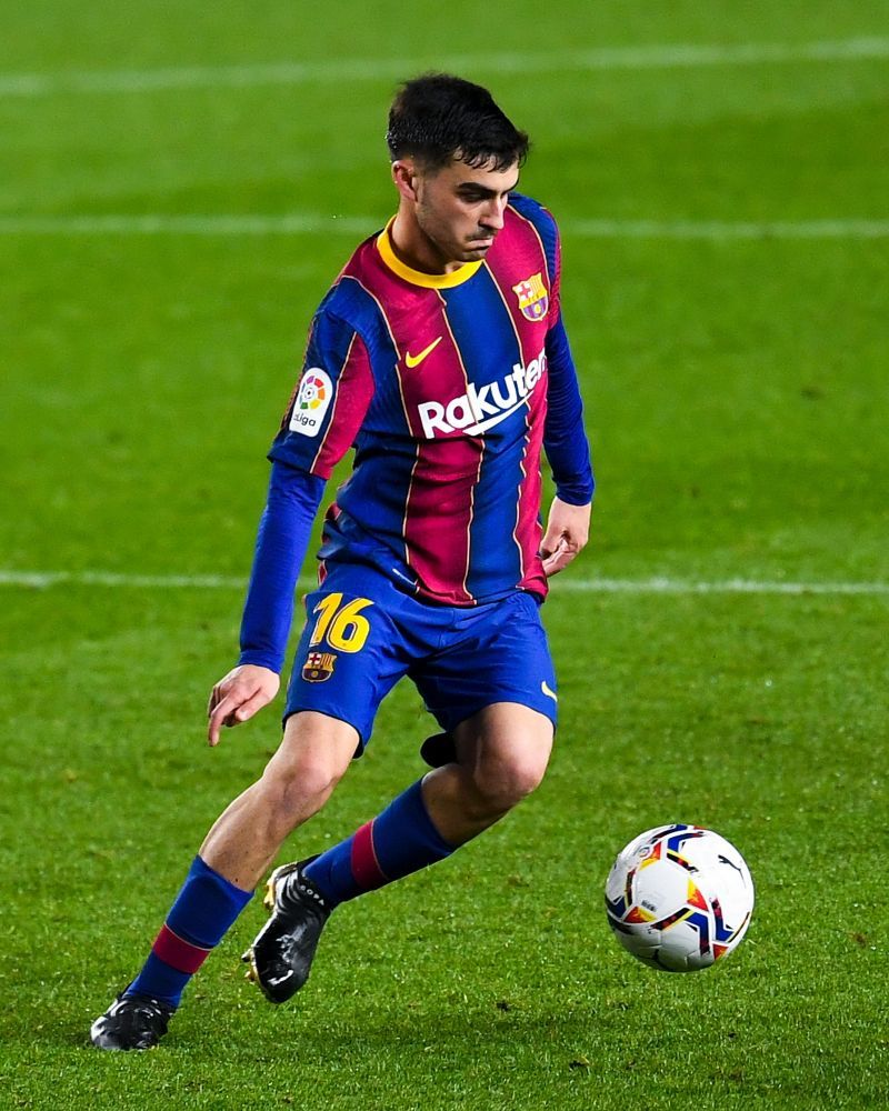 Pedri in action for FC Barcelona