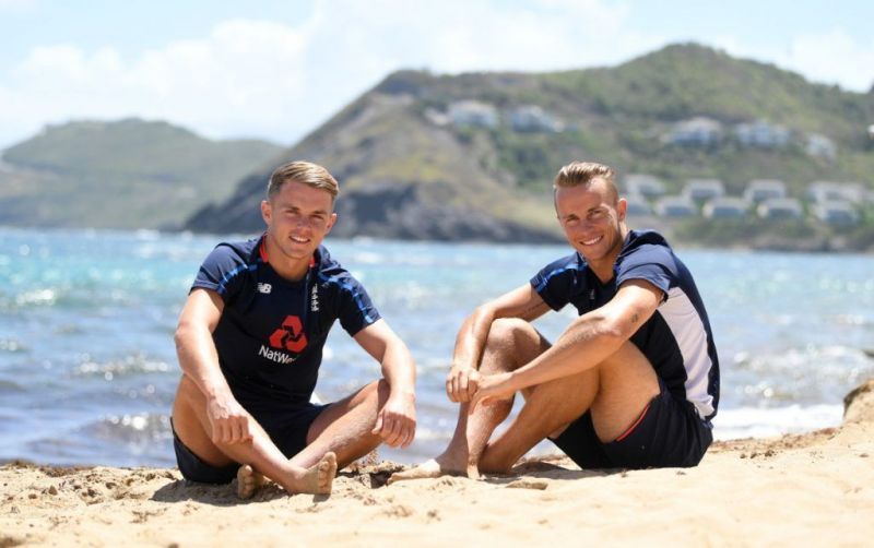 Sam Curran with his Brother Tom Curran