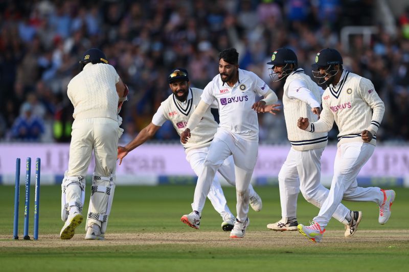 Indian cricket team celebrates after winning the Lord&rsquo;s Test. Pic: Getty Images