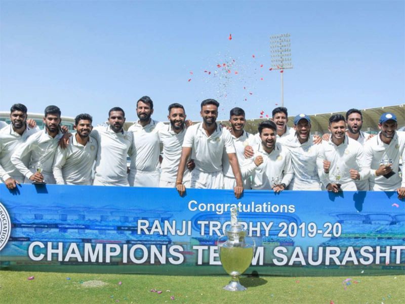 Will Saurashtra be able to retain their title in the 2021-22 season? (Picture credit: PTI)